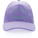 Impact 5 Panel Kappe aus 280gr rCotton mit AWARE™ Tracer Farbe: lavender