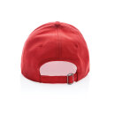 Impact 5 Panel Kappe aus 280gr rCotton mit AWARE™ Tracer Farbe: luscious red