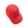 Impact 5 Panel Kappe aus 280gr rCotton mit AWARE™ Tracer Farbe: luscious red