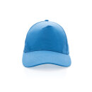 Impact 5 Panel Kappe aus 280gr rCotton mit AWARE™ Tracer Farbe: tranquil blue