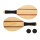 Frescobol Tennis-Set aus Holz Farbe: braun