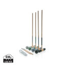 Krocket-Set aus Holz Farbe: braun