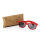 Sonnenbrille aus GRS recyceltem PP-Kunststoff Farbe: rot