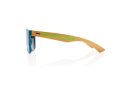 Sonnenbrille aus Bambus und RCS recyceltem Kunststoff Farbe: blau