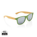Sonnenbrille aus Bambus und RCS recyceltem Kunststoff Farbe: grün
