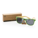 Sonnenbrille aus Bambus und RCS recyceltem Kunststoff Farbe: grün