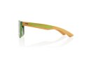 Sonnenbrille aus Bambus und RCS recyceltem Kunststoff Farbe: grün