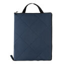 Impact Aware™ RPET faltbare, gesteppte Picknickdecke Farbe: navy blau