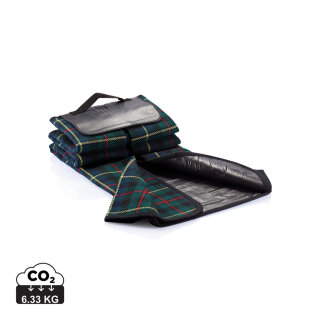 Tartan Picknickdecke Farbe: schwarz