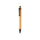 Bambus Kugelschreiber Farbe: schwarz
