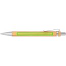 Bambus Kugelschreiber Farbe: braun, silber