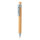 Bambus Stift mit Wheatstraw-Clip Farbe: blau