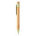 Bambus Stift mit Wheatstraw-Clip Farbe: grün