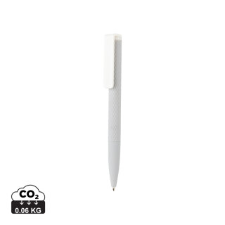 X7 Stift mit Smooth-Touch Farbe: grau, weiß