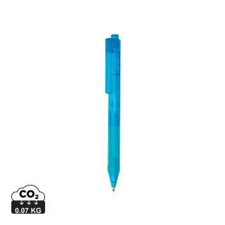 X9 Stift gefrostet mit Silikongriff Farbe: blau