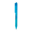 X9 Stift gefrostet mit Silikongriff Farbe: blau