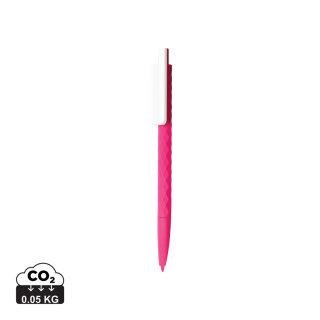 X3-Stift mit Smooth-Touch Farbe: rosa, weiß