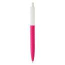 X3-Stift mit Smooth-Touch Farbe: rosa, weiß