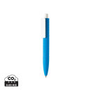 X3-Stift mit Smooth-Touch Farbe: blau, weiß