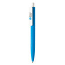 X3-Stift mit Smooth-Touch Farbe: blau, weiß