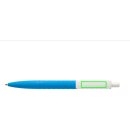 X3-Stift mit Smooth-Touch Farbe: blau, weiß
