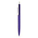 X3-Stift mit Smooth-Touch Farbe: lila, weiß