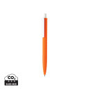 X3-Stift mit Smooth-Touch Farbe: orange, weiß