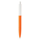 X3-Stift mit Smooth-Touch Farbe: orange, weiß