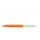 X3-Stift mit Smooth-Touch Farbe: orange, weiß
