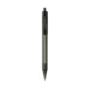 GRS rPET X8 transparenter Stift Farbe: schwarz