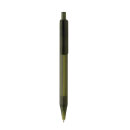 GRS rPET X8 transparenter Stift Farbe: grün