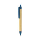 Kugelschreiber aus recyceltem Papier Farbe: blau