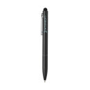 Kymi Stift mit Stylus aus RCS recyceltem Aluminum Farbe: schwarz