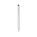 Kymi Stift mit Stylus aus RCS recyceltem Aluminum Farbe: silber