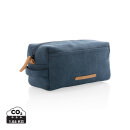 Canvas Kulturtasche, PVC-frei Farbe: blau