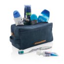 Canvas Kulturtasche, PVC-frei Farbe: blau