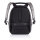 Bobby Hero Regular Anti-Diebstahl-Rucksack Farbe: grau, schwarz