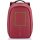 Bobby Hero Small Anti-Diebstahl-Rucksack Farbe: kirschrot