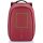 Bobby Hero Small Anti-Diebstahl-Rucksack Farbe: kirschrot