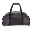 AWARE™ reflektierende RPET Wochenendtasche Farbe: schwarz