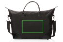 Impact AWARE™ RPET 1200D Wochenendtasche Farbe: schwarz