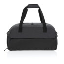 Kazu AWARE™ RPET Weekend-Duffel-Bag Farbe: schwarz