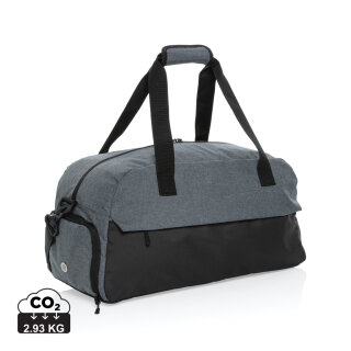 Kazu AWARE™ RPET Weekend-Duffel-Bag Farbe: grau