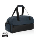 Kazu AWARE™ RPET Weekend-Duffel-Bag Farbe: blau