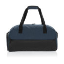 Kazu AWARE™ RPET Weekend-Duffel-Bag Farbe: blau