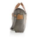 Canvas Laptop-Tasche, PVC-frei Farbe: grau