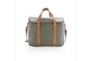 Canvas Laptop-Tasche, PVC-frei Farbe: grau