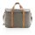 Canvas Laptop-Tasche, PVC-frei Farbe: grau