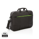 Soho 15.6" Business Laptop-Tasche aus RPET, PVC-frei Farbe: schwarz, grün