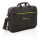 Soho 15.6" Business Laptop-Tasche aus RPET, PVC-frei Farbe: schwarz, grün